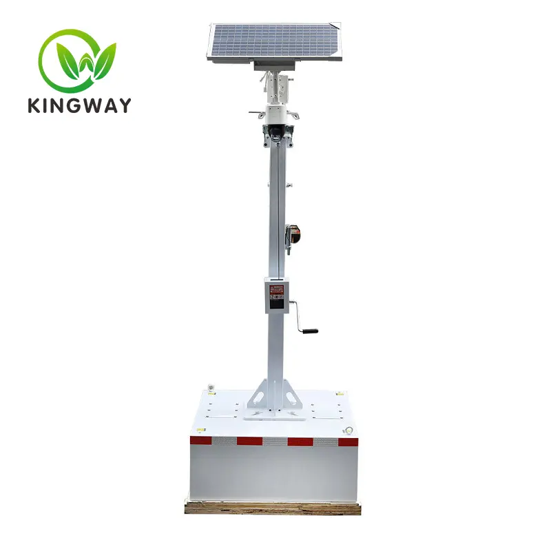 Portable Solar Monitoring Tower Simple Block