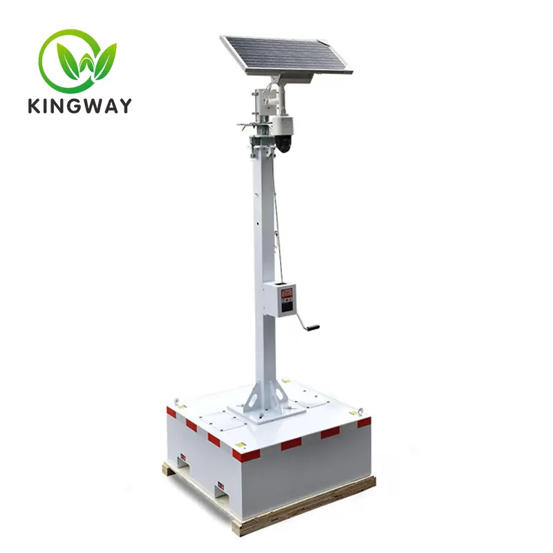 Portable Solar Monitoring Tower Simple Block