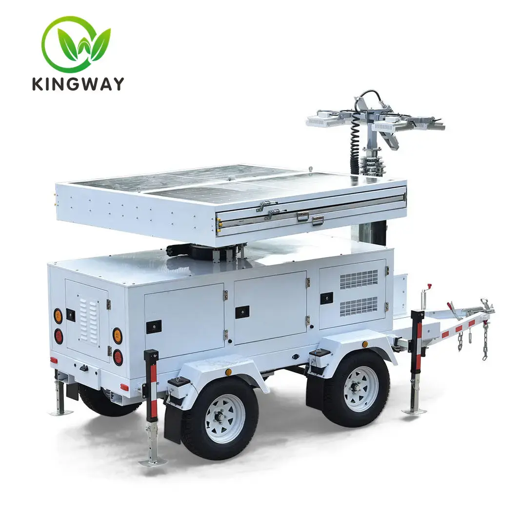 Analysis of the transportation cost of mobile surveillance lighting trailers