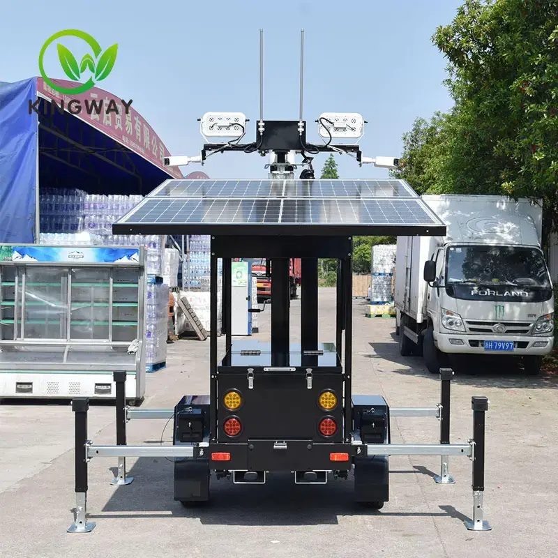 A Detailed Explanation of the Anti-Corrosion Treatment Process for Solar Surveillance Trailer Lighting Frames