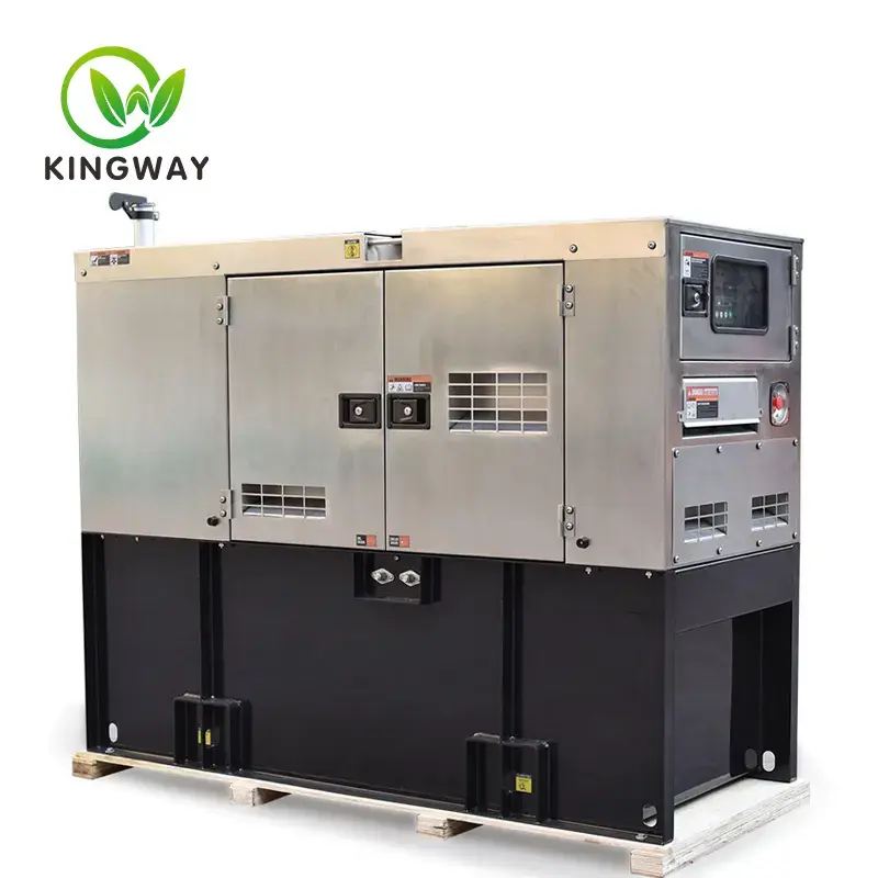 What are the main components of the lubrication system of a diesel generator set?