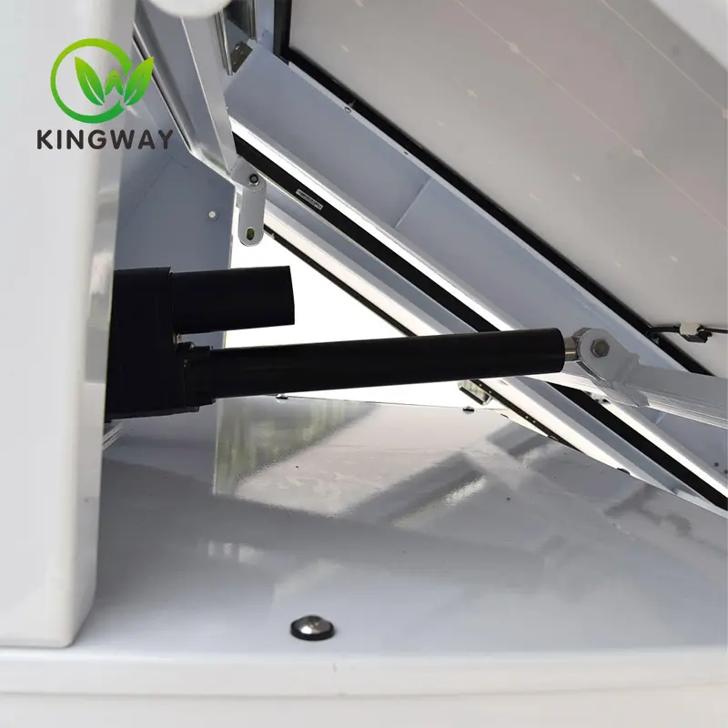 High-End Hydraulic Lifting System Solar Light Tower With 360 Degree Rotation