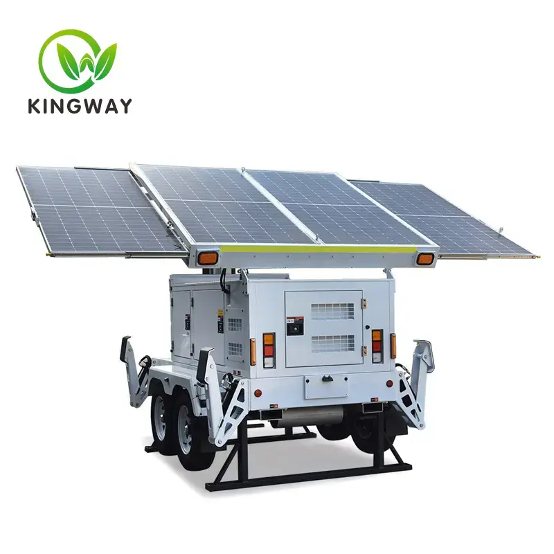 How to use mobile solar energy storage lighting tower to solve outdoor lighting problems