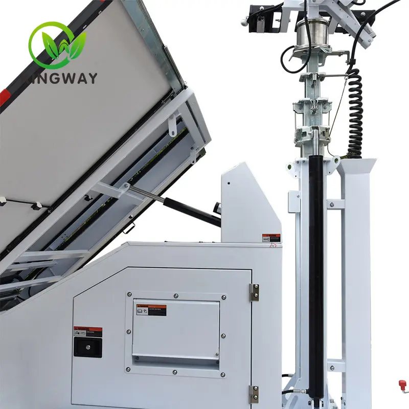 High-End Hydraulic Lifting System Solar Light Tower With 360 Degree Rotation (6)os8